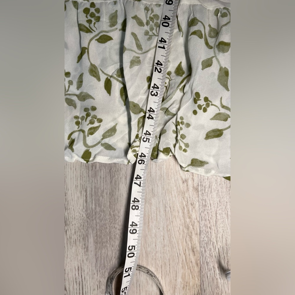 Reformation Floral Green Dress Size 3X - Picture 10 of 14